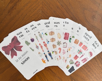 Desafío de ahorro navideño / Ahorra 1000 dólares / Ahorros navideños para llenar el bolsillo