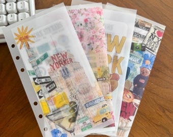 The NYC Series | A6 Cash Stuffing Envelope & Savings Challenges | Matte Vellum