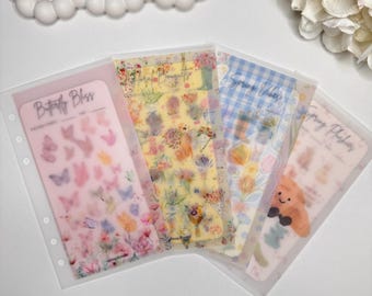 Sobres y hojas de seguimiento para el reto de ahorro de primavera y verano / Retos para llenar sobres de efectivo en formato A6