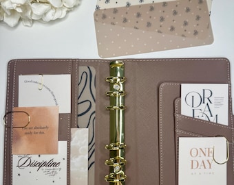 Tarjetas decorativas para carpetas / Estética Neutral Dreamer / A6