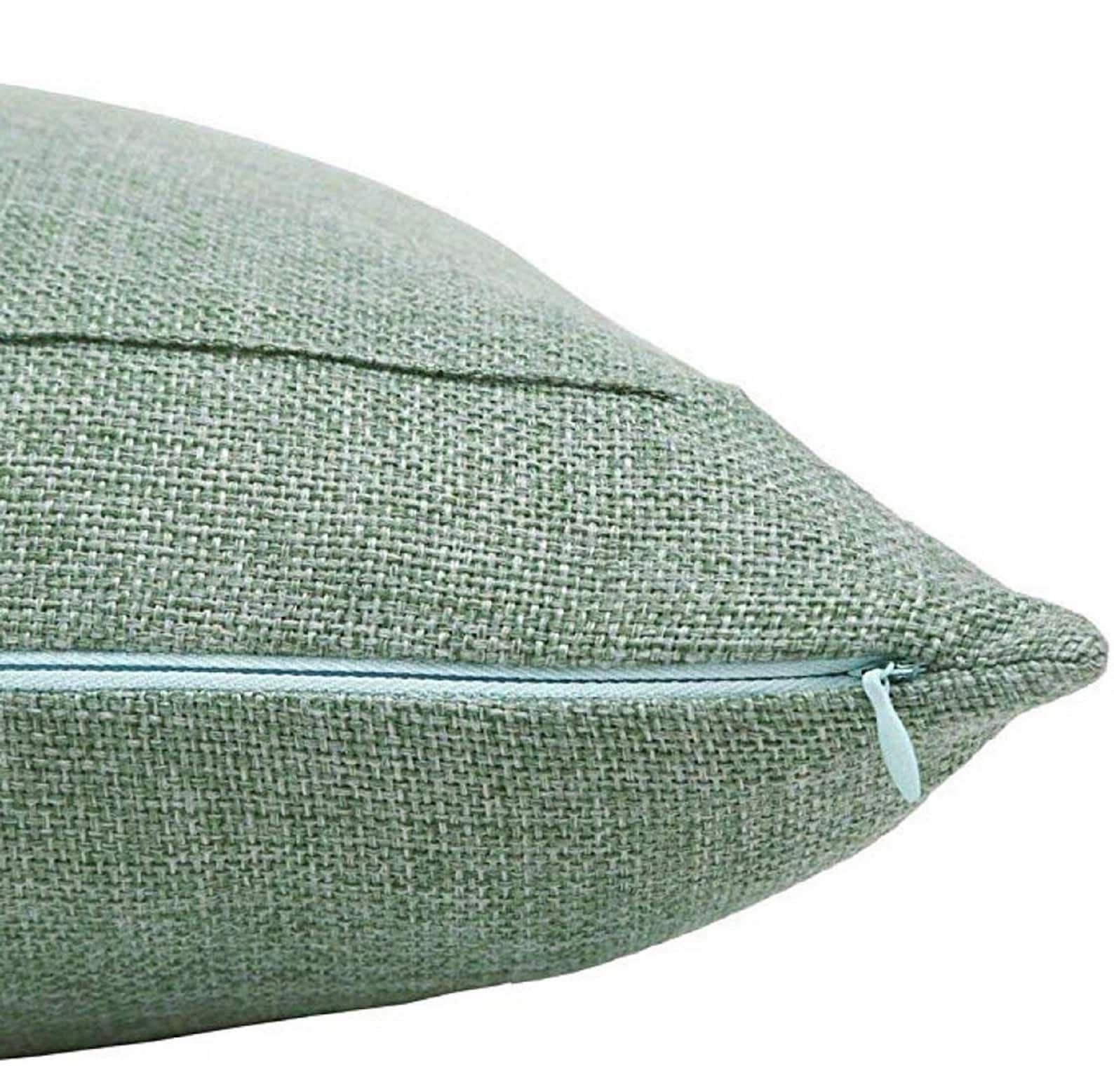 Sage Green Throw Pillow Cover / Sage Green Pillows / 16x16 / Etsy