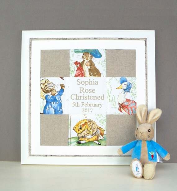 personalised beatrix potter baby gifts