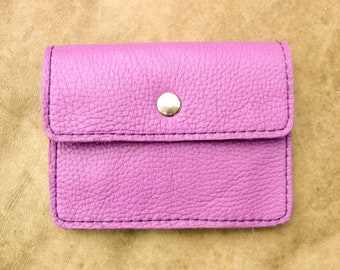 wallet S; new leather purple, very soft