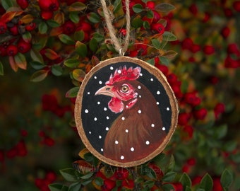 Chicken Christmas decoration