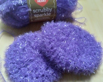 Sparkle Scrubby, Set of 2, Dish Scrubby, Scouring Pad, Non-Scratch