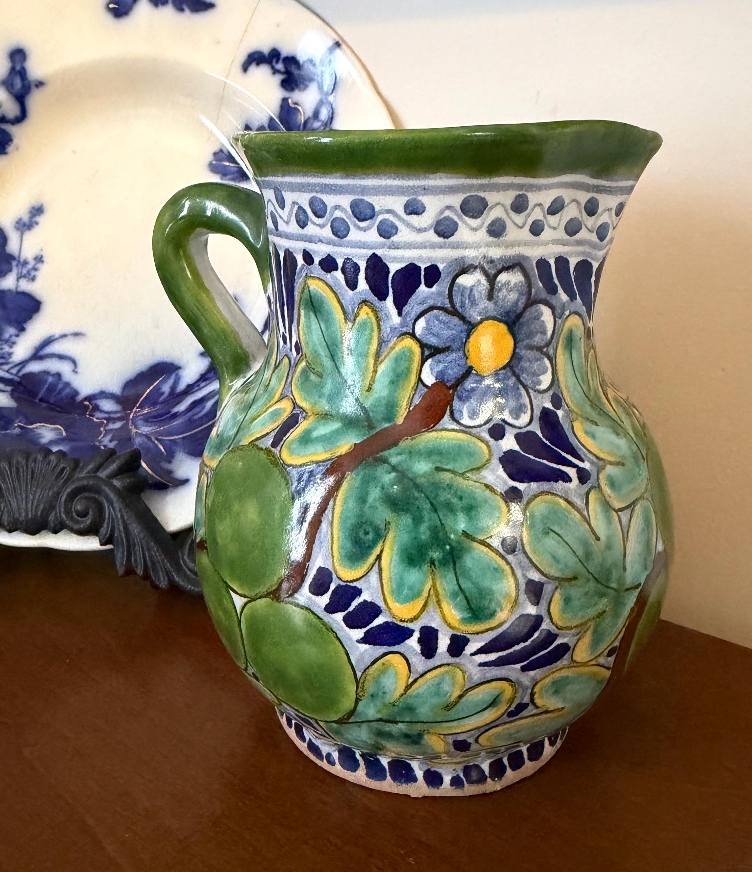 Portavaso In Ceramica Fatto A Mano, Ceramica Di Caltagirone Con Decoro Verde E Limoni Portavaso In Ceramica Fatto A Mano, Ceramica Di Caltagirone Con Decoro Verde E Limoni
