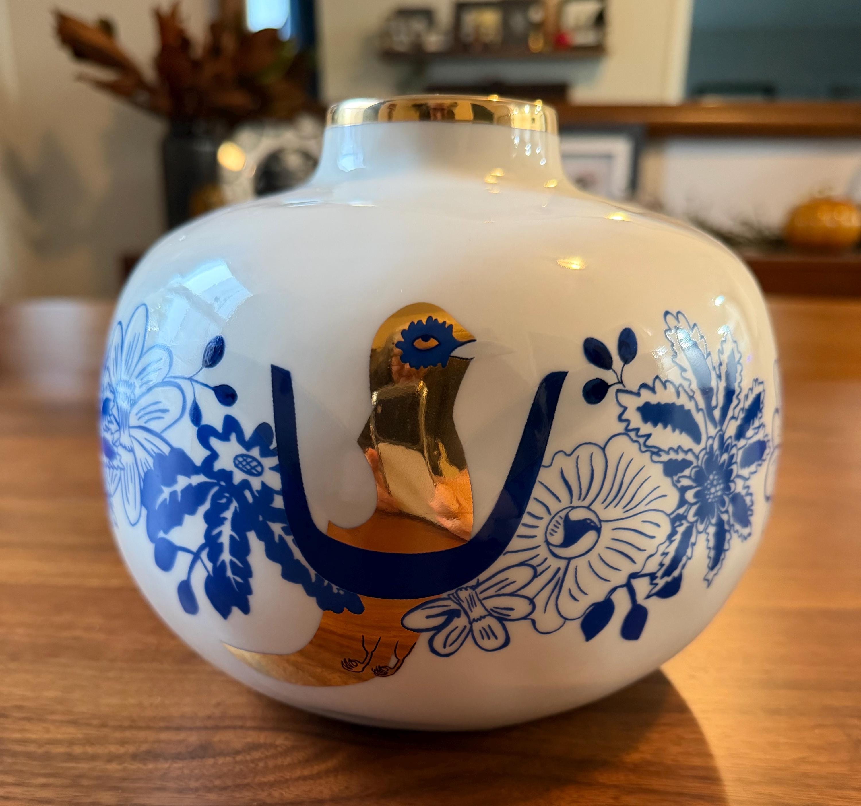 Anthropologie Bird Vase - Etsy