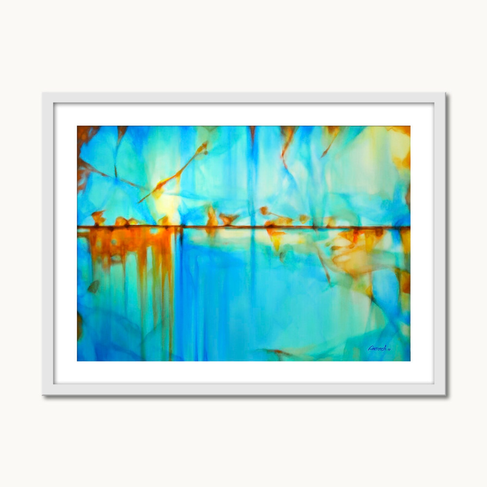 Abstract Painting Abstract Watercolor Printable Art Modern Etsy