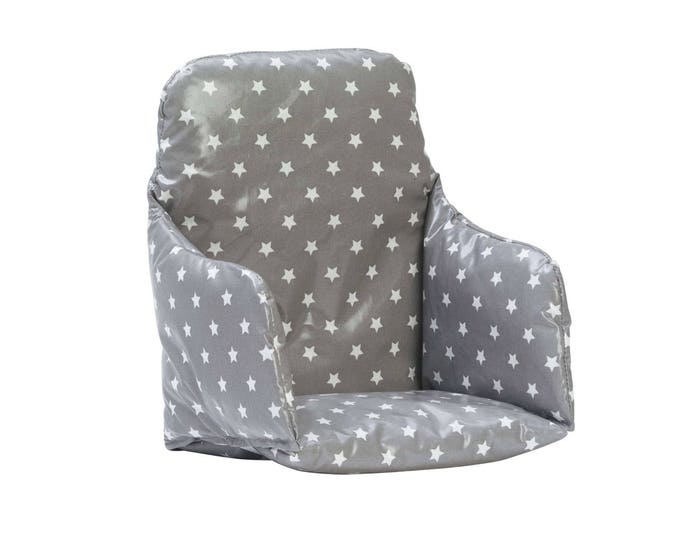 High Chair Cushion Insert Super Snug, Supportive and Wipe Clean. Wooden High Chair Pad. Fits