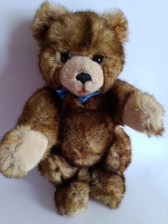 Steiff Knuffi Teddy Bear Woven Plush Jointed 14
