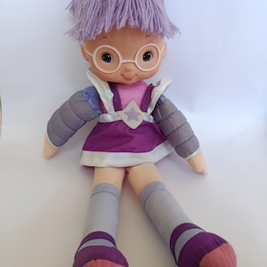 Vintage 1984 Mattel Hallmark Rainbow Brite Shy Violet Plush Doll 20 &quot;
