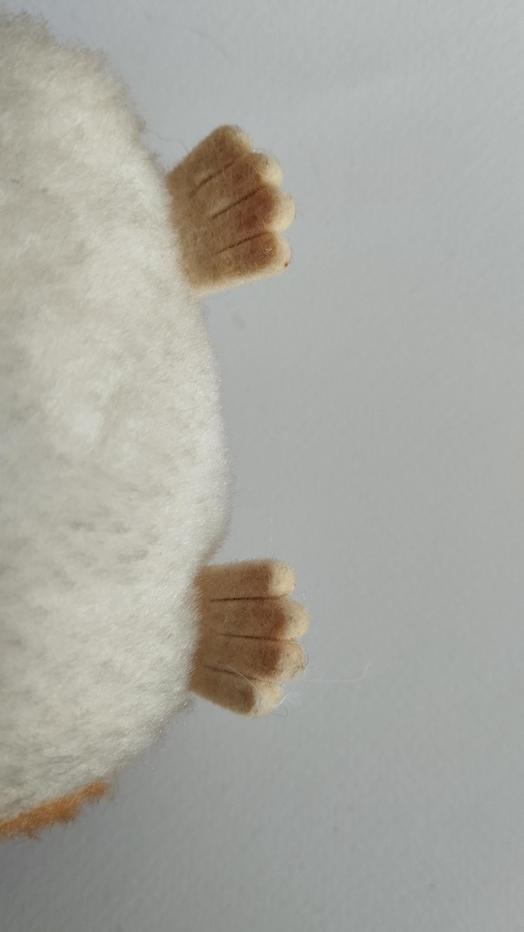 Steiff – Peluche Hamster Goldy – Mohair – Vintage Allemagne 1950-60 – Rare