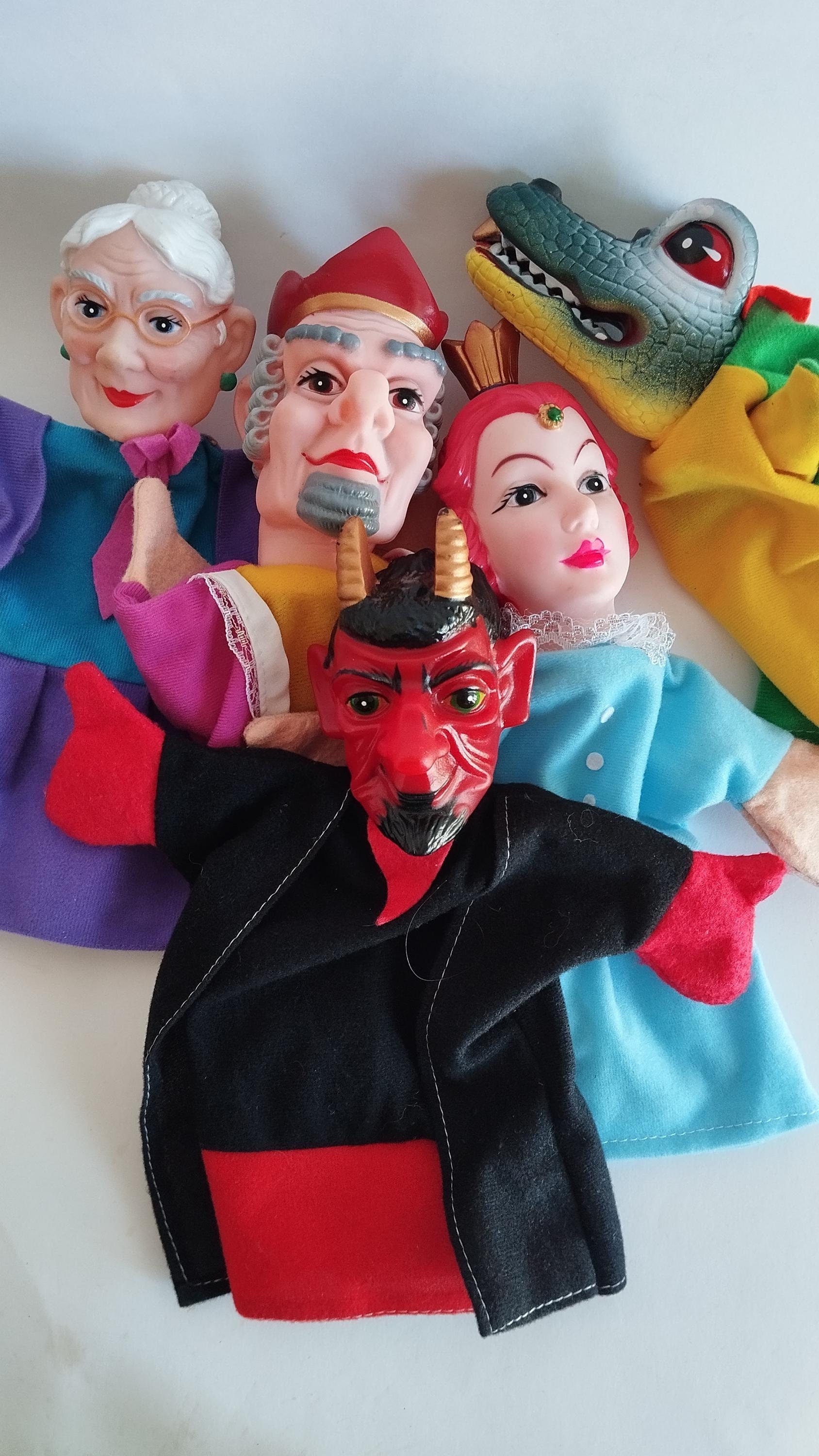 Marionnette Ancienne – 44 Cm – Personnages – Moravska Ustredna Brno – Tchécoslovaquie
