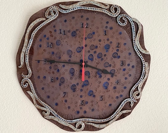 Ceramic Clock, One of a Kind