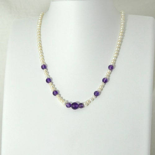 Pearl and Amethyst 2024 Necklace