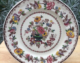 Mason's vintage plate Nanob pattern 1930