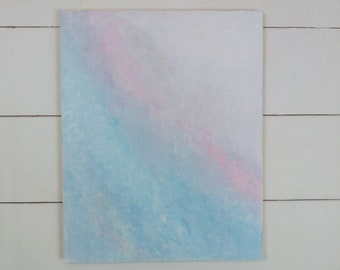 Ready to Ship 16x20 Original Pastel Abstract Canvas Art, Nursery Abstract Artwork, Living Room Artwork, Playroom Decor, Pastel Dorm Art