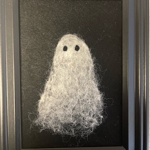 Ghost Portrait | Needle Felted