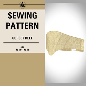 Corset Belt Digital PDF Sewing Pattern