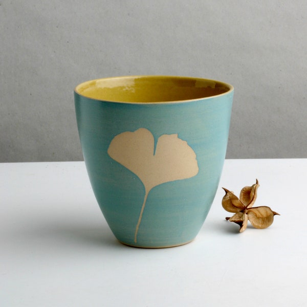 Hand-made mug also for hot drinks, gifts for her