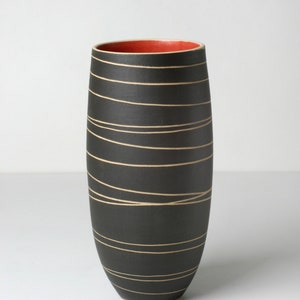 Hand-made tall vase for long-stemmed flowers Gifts for her