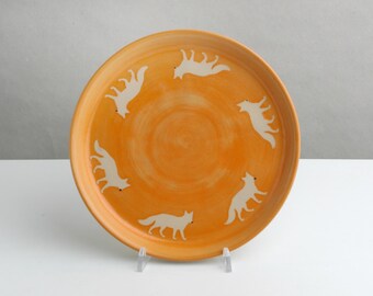 Children's plate fox