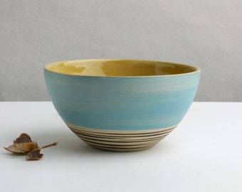 Hand-made cereal bowl, gifts for her