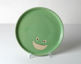 Children's plate frog