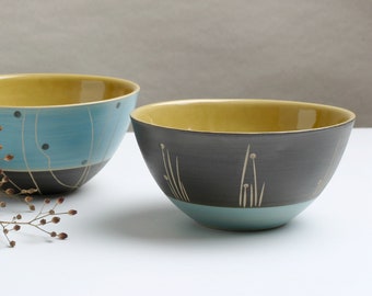 Hand-made cereal bowl, gifts for her