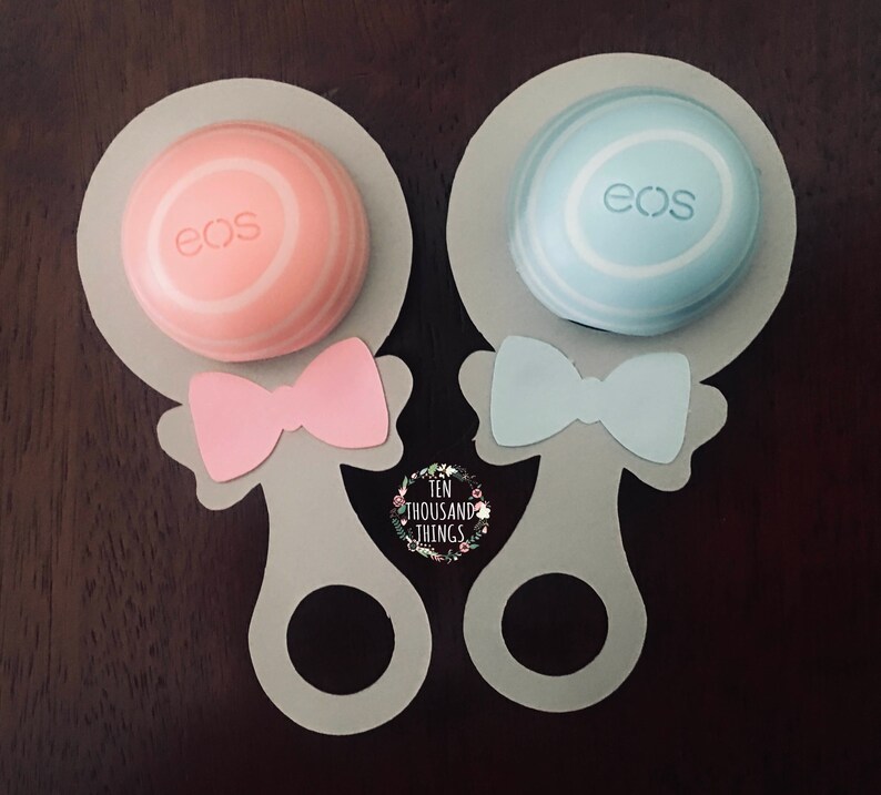 Eos Lip Gloss Baby Shower Favor Baby Boy Baby Girl Etsy