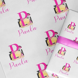 Make up wrapping paper Personalised A3 eco friendly thick quality gift wrap paper birthday daughter auntie adult teenage girl mom Customised