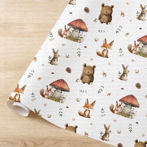 Forest Friends wrapping paper A3 eco friendly thick quality gift wrap Christmas Customised  present wrap  gift wrap for family friends.