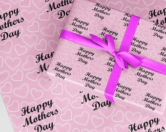 Carta da regalo per la festa della mamma. Mamma con cuori Carta da regalo personalizzata A3 ecologica di qualità spessa per compleanno personalizzata. Alta qualità,