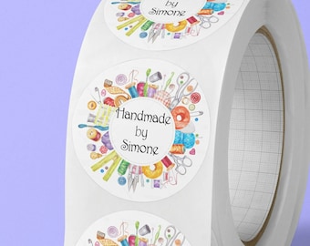 Personalisiert genäht durch individuellen Namen. V3-Nähetikett. Verpackung. Branding Nähaufkleber Umschlagbox. Business Verpackung 25mm 35mm 50mm