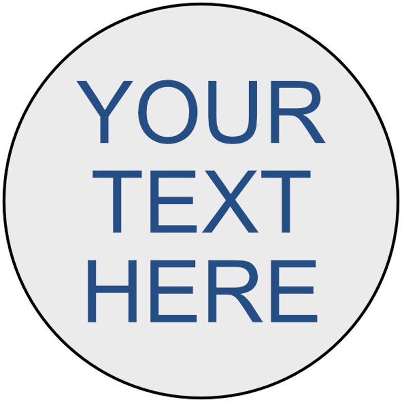 Add Your Text Roll of stickers Small Business packaging labels 35mm 50mm Personalised Company stationary Round Packaging wax melt Customised image 4