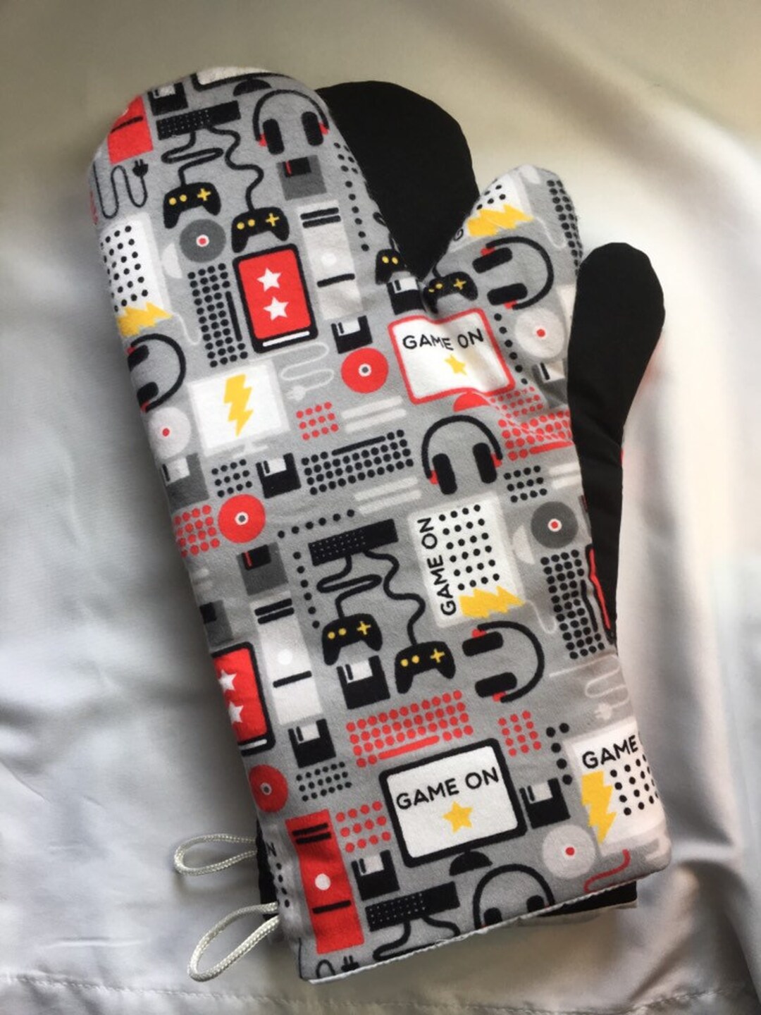 Oven Mitts Game Controllers A Pair of Fully Functional Long Etsy