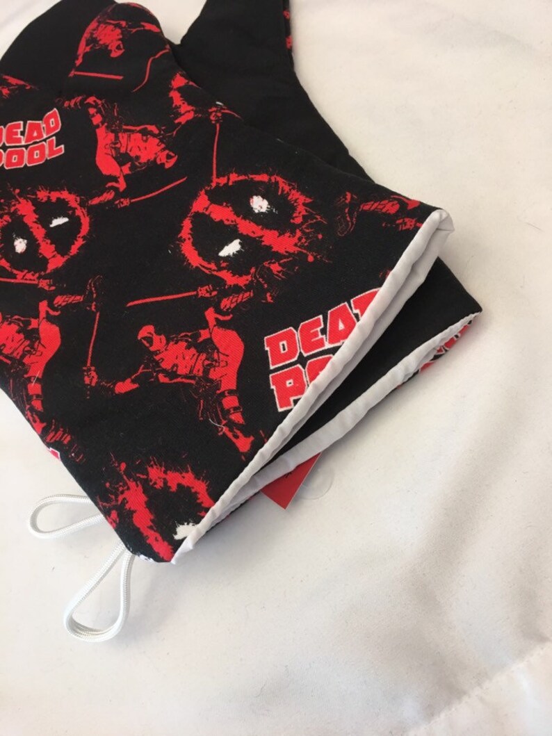Oven Mitts. Deadpool. A Pair of Fully Functional Long Oven Etsy