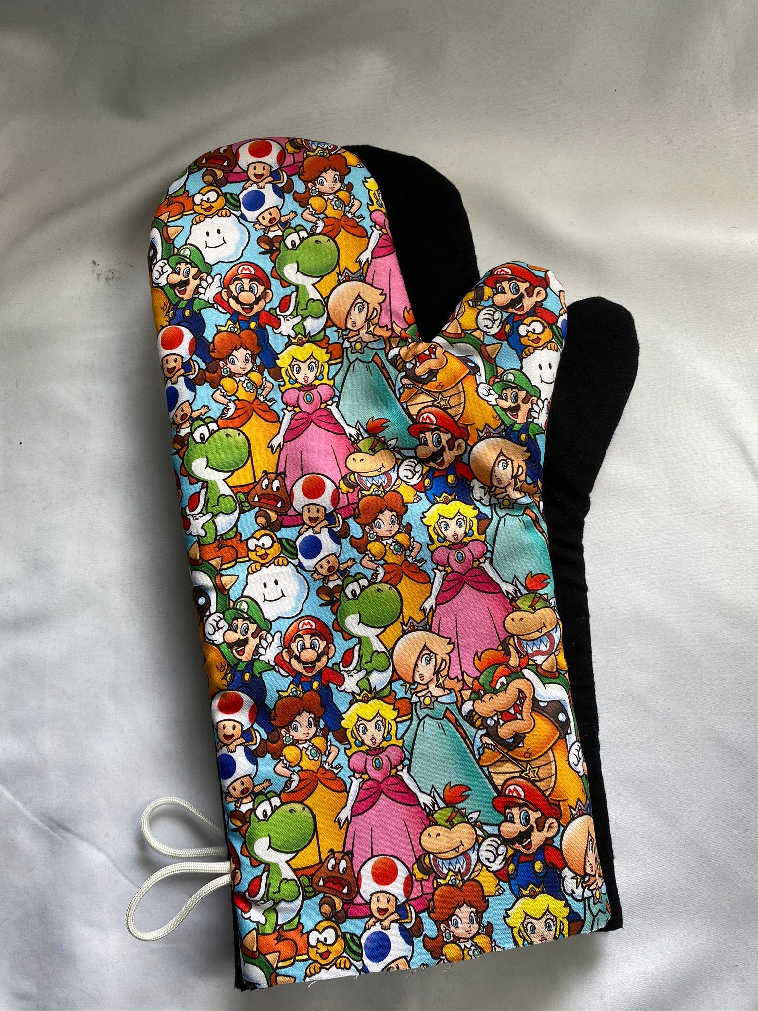 Oven Mitts Super Mario Characters A Pair Of Fully Etsy New Zealand