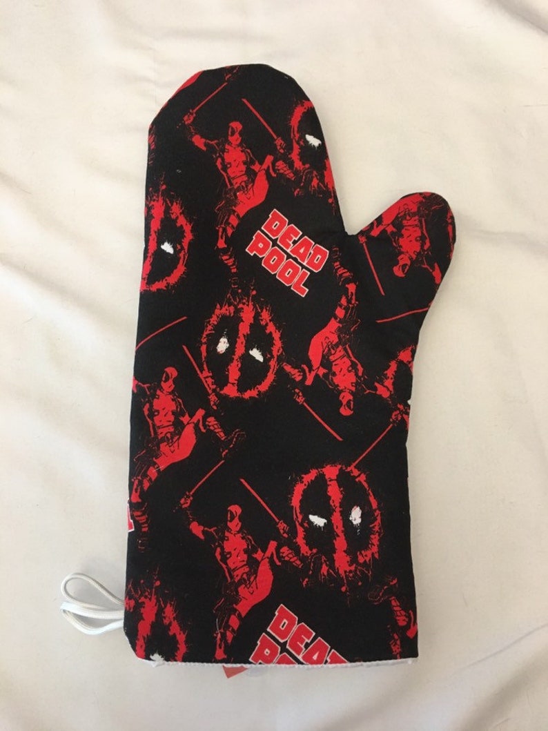 Oven Mitts. Deadpool. A Pair of Fully Functional Long Oven Etsy