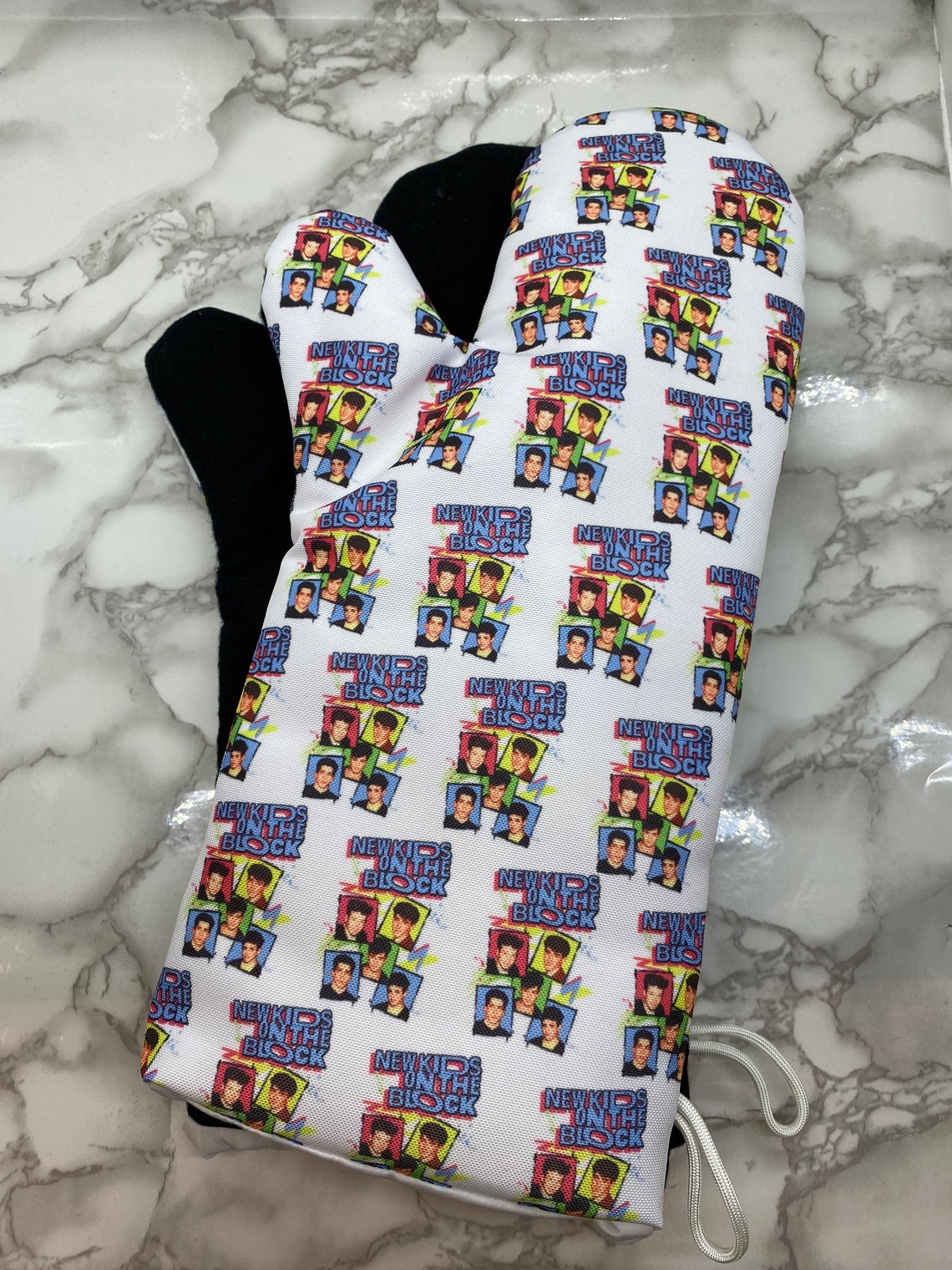 Custom Oven Mitts NKOTB. Oven gloves. Custom printed. Baking. Etsy