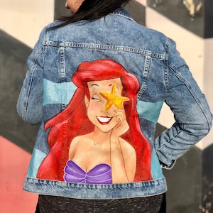Ariel Painted Jacket - Etsy
