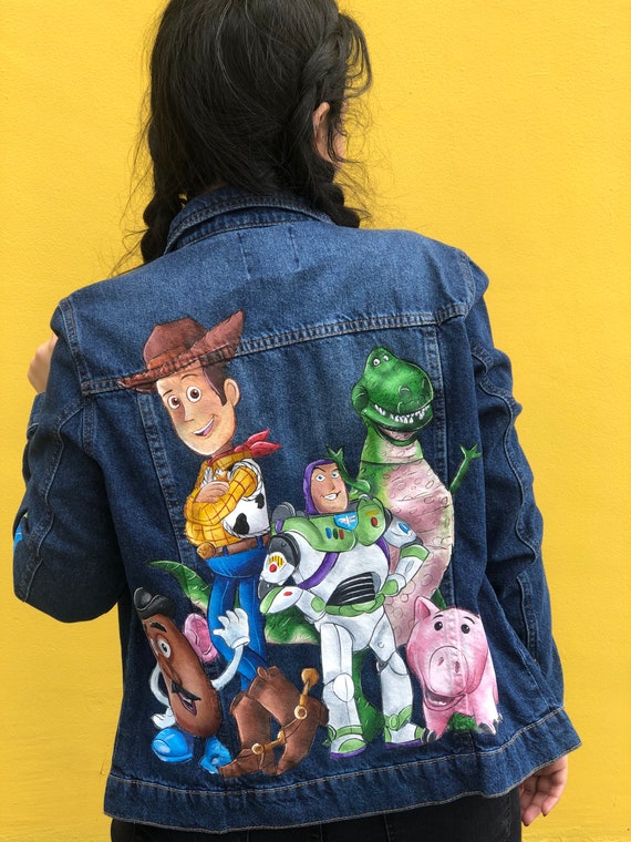 Toy Story Hand Painted Jean Jacket - Etsy