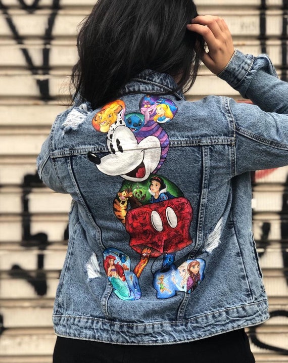 mickey jean jacket