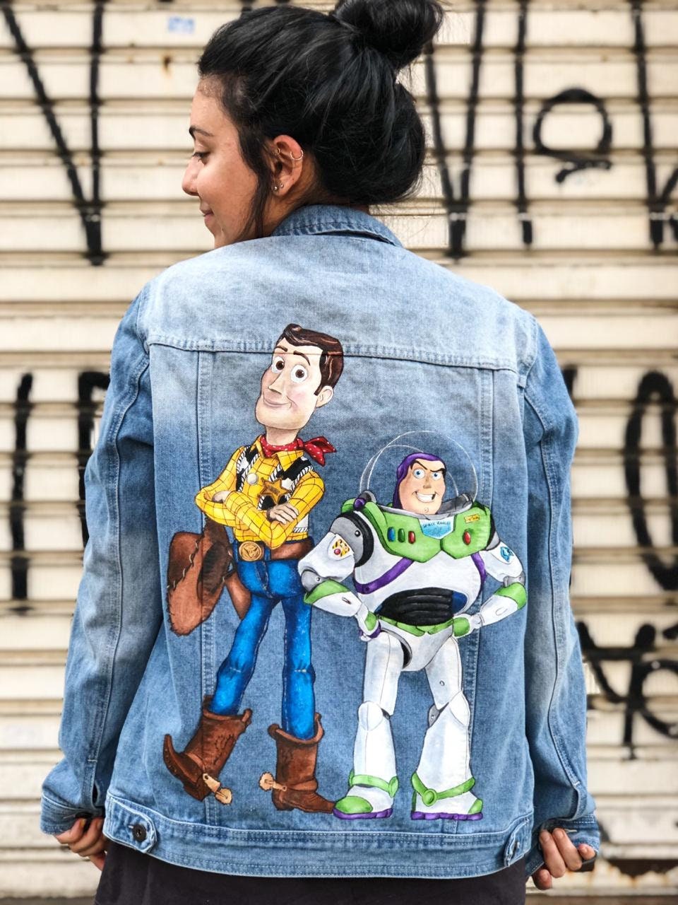 Buzz and Woody Toy Story Hand Painted 