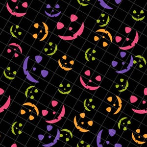 Jack o Lantern Muster, Halloween, digital, Papier, Herbst, Herbst, Fliese
