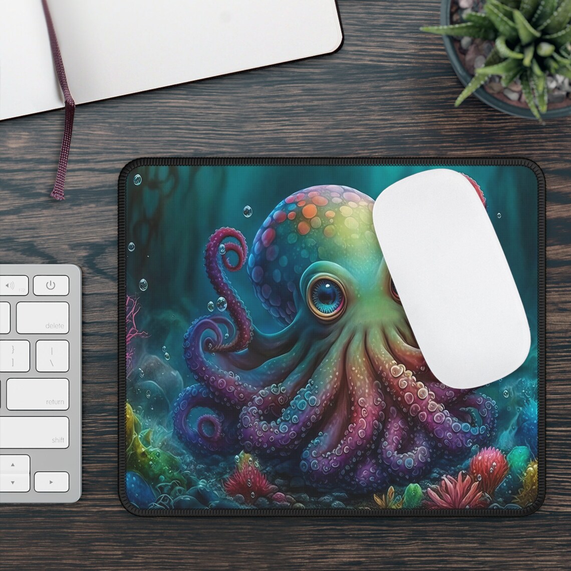 Octopus Padding Cute Octopus Gaming Mouse Pad - Etsy