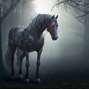 Zombie horse digital background, background for composites, spooky, DIGITAL DOWNLOAD