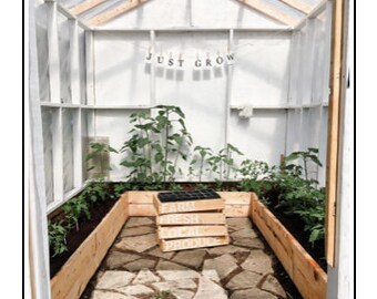 8 X 12 Greenhouse Plans Pdf Version Etsy