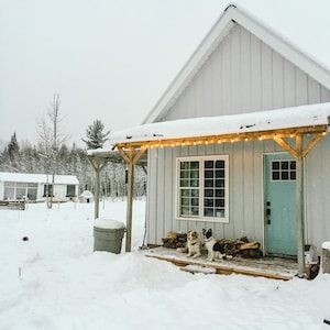 Gids voor het bouwen van kleine huisjes van 16 x 20 x