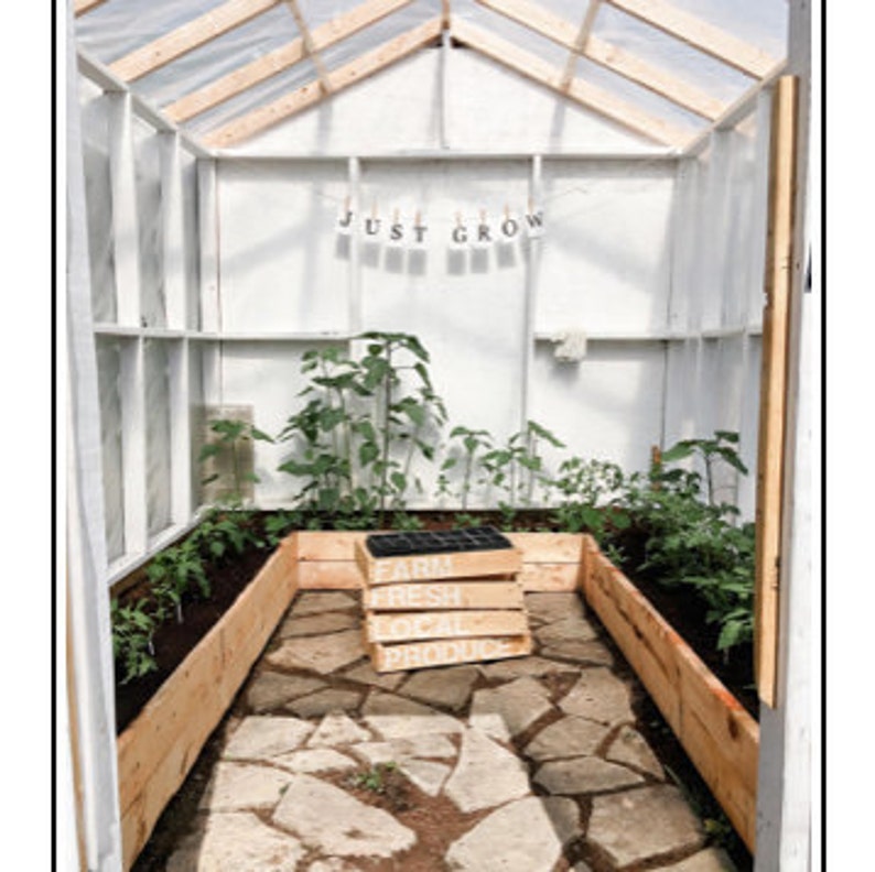 Greenhouse Plans 8x12 Building Plans for Classic Simple - Etsy